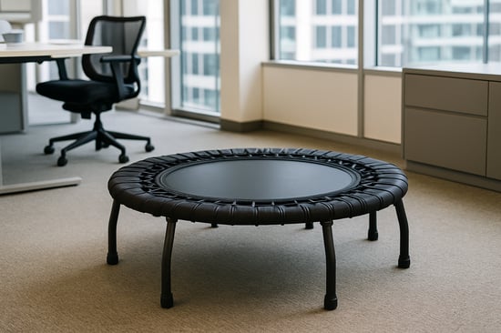 The Mini Trampoline No One's Talking About for Office Wellness