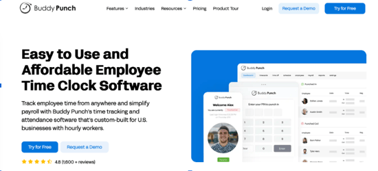 BuddyPunch Employee Time Clock Software