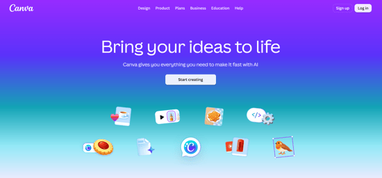 Canva helps you bring your ideas to life