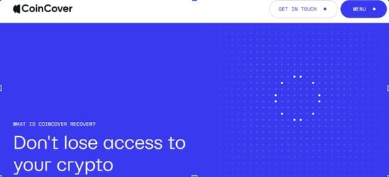 CoinCover Do not lose access to your Crypto