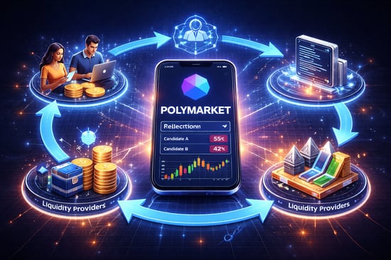 Core structure behind Polymarket’s business model