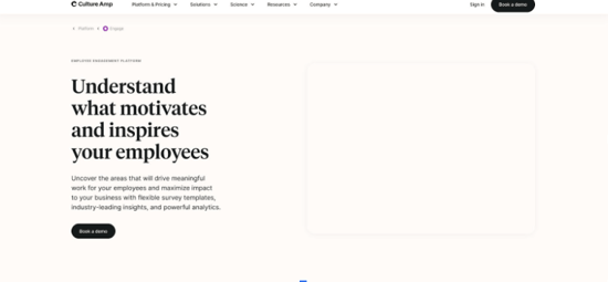 Culture Amp your always-on culture radar