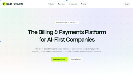 Dodo payments - The billing and payments platform for AI-first companies