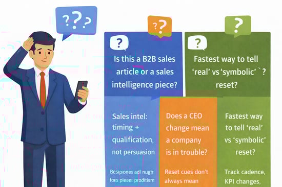 FAQ CEO changes as a buying signal