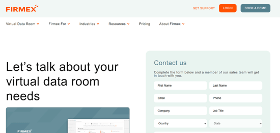 Firmex — Best Value for Series A Fundraising