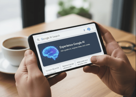 Google AI search on Mobile