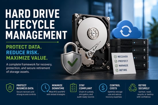 How Hard Drive Lifecycle Management Reduces Business Risk