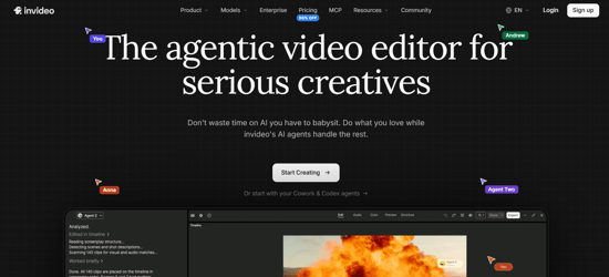 InVideo AI the agentic video editor for creatives