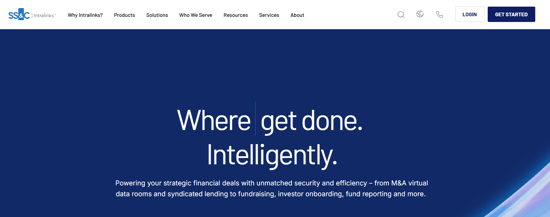 Intralinks Dealspace Lite — Best for Early Due Diligence
