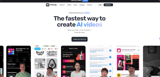 MakeUGC.ai The Digital Avatar Solution