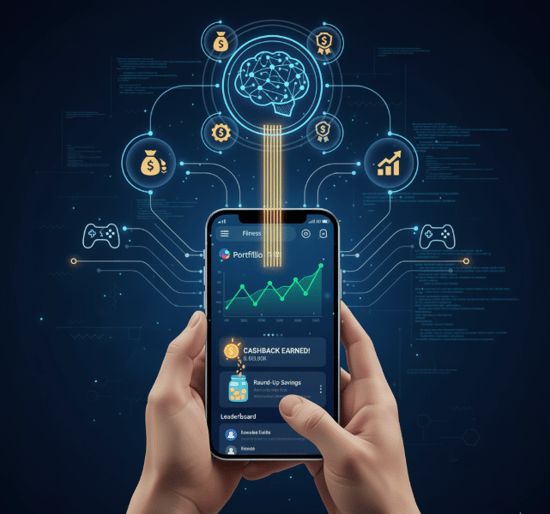 Money and banking apps also use gamification