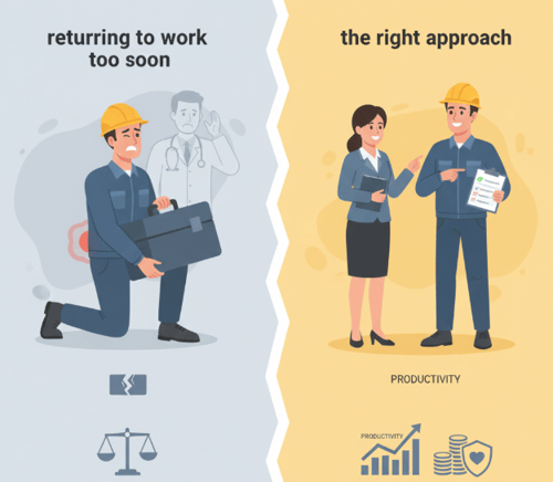 Returning to Work Too Soon