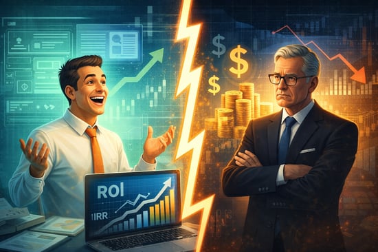 The Great Disconnect Why Champions Get Excited, and CFOs Say No