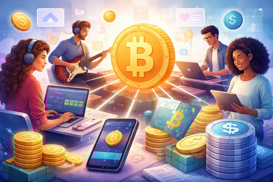 Using Crypto as a Creative Income, Royalties, and Digital Sales