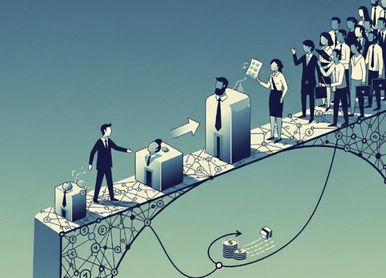 a visual representation of the independent sponsor model
