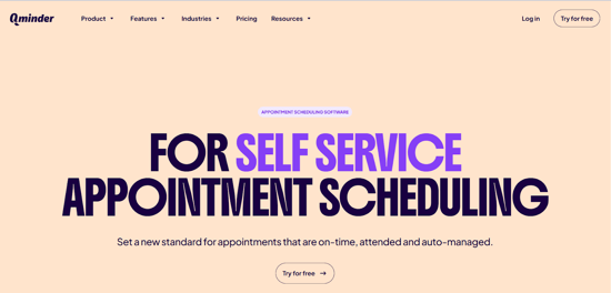 Qminder for self service appointment scheduling