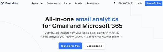 Email meter is an all-in-one email analytics software for Gmail and Microsoft 365