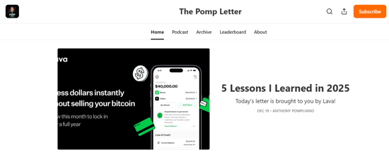 The Pomp Letter