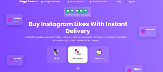 MegaFamous – Instagram Growth Platform