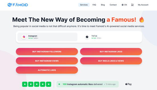 Famoid – Best Instagram View Service