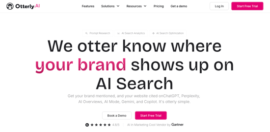 Otterly: Best for boutique agencies and freelance consultants