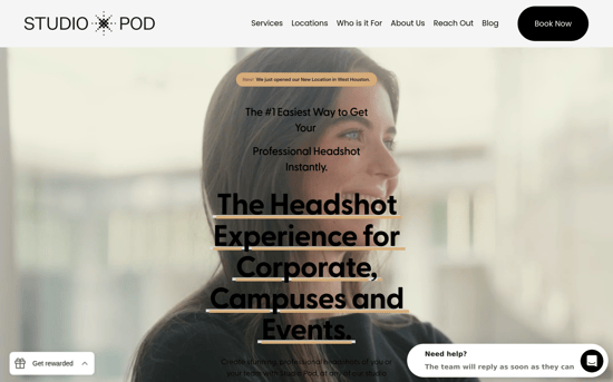 Studio Pod - Best for Automated Professional Headshots
