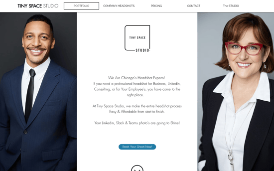 Tiny Space Studio - Best for Headshots and Corporate Photography