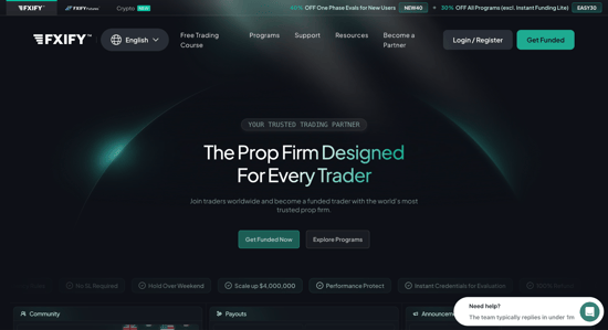 FXIFY - Best for Traders Wanting Multiple Challenge Structures and High Capital Access
