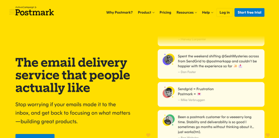 Postmark is an email delivery service that its users love