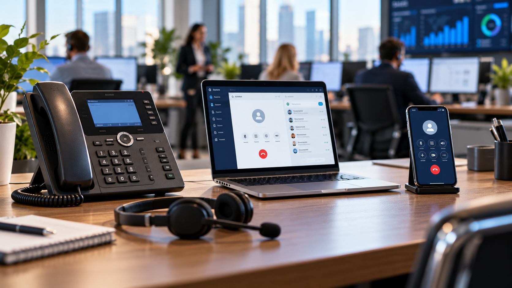 Desk Phones, Softphones or Mobile Apps: Choosing a Phone Setup for the Sales Floor