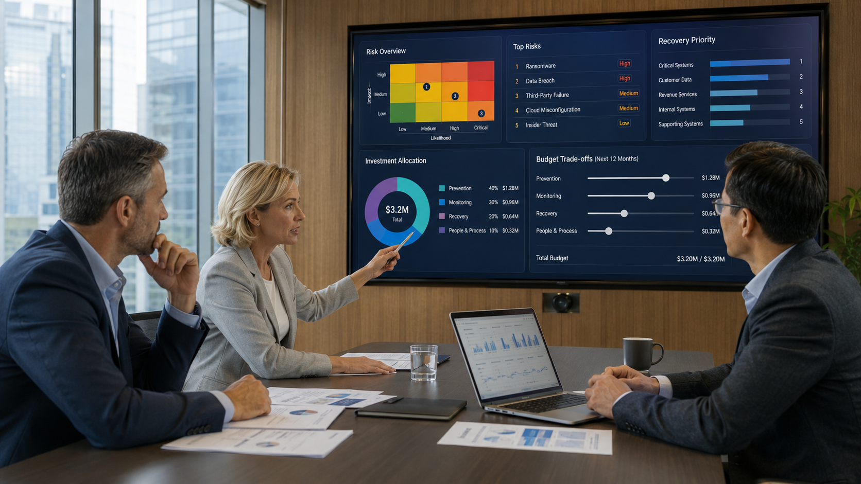 How Much Cybersecurity Is Enough? A Risk-Based Investment Framework