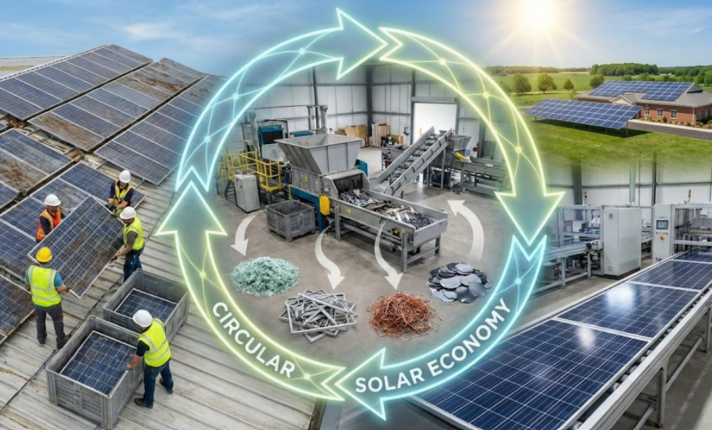 How to Recycle Solar Panels and Recover Their Value