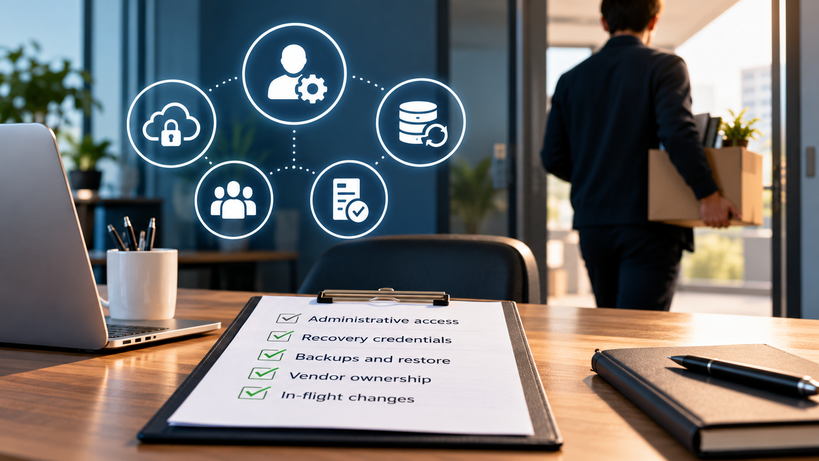 When Your Only IT Lead Resigns, What Must the Business Take Control Of?